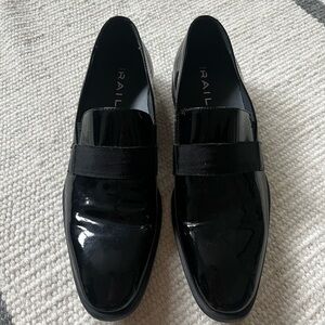 Patent Leather Tuxedo Shoes